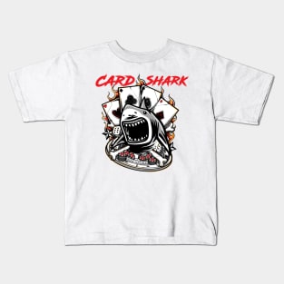 Vintage Card Shark Poker Player  - Awesome Gift Kids T-Shirt